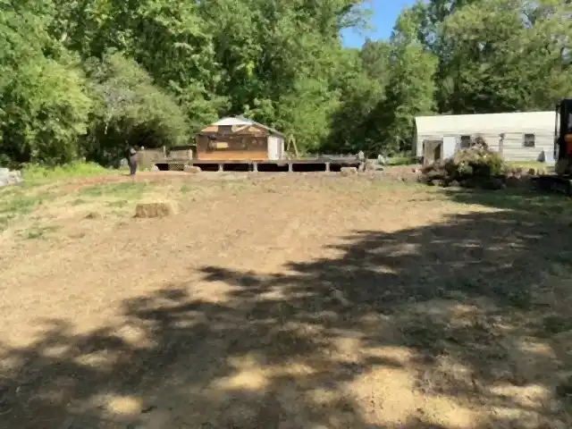 Cleared residential lot
