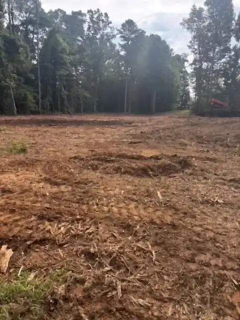Graded dirt lot ready for construction