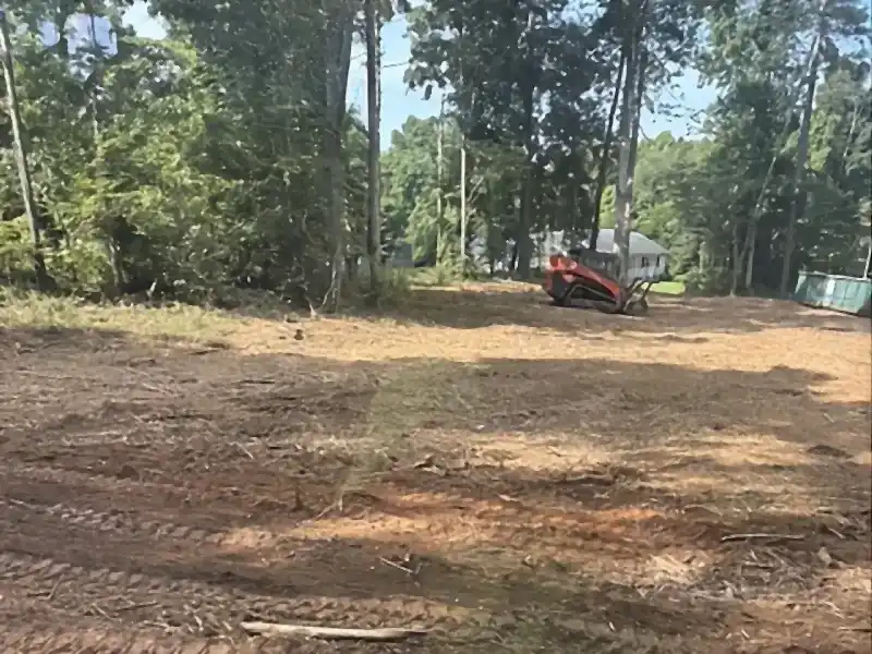 Residential lot cleared by R&G Land Clearing in Old Fort, TN
